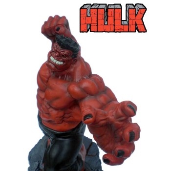 Marvel Red Hulk Fine Art Statue